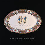 PRE-ORDER - NEW -  Antique Style Platter - "Make a Deal with the Devil."