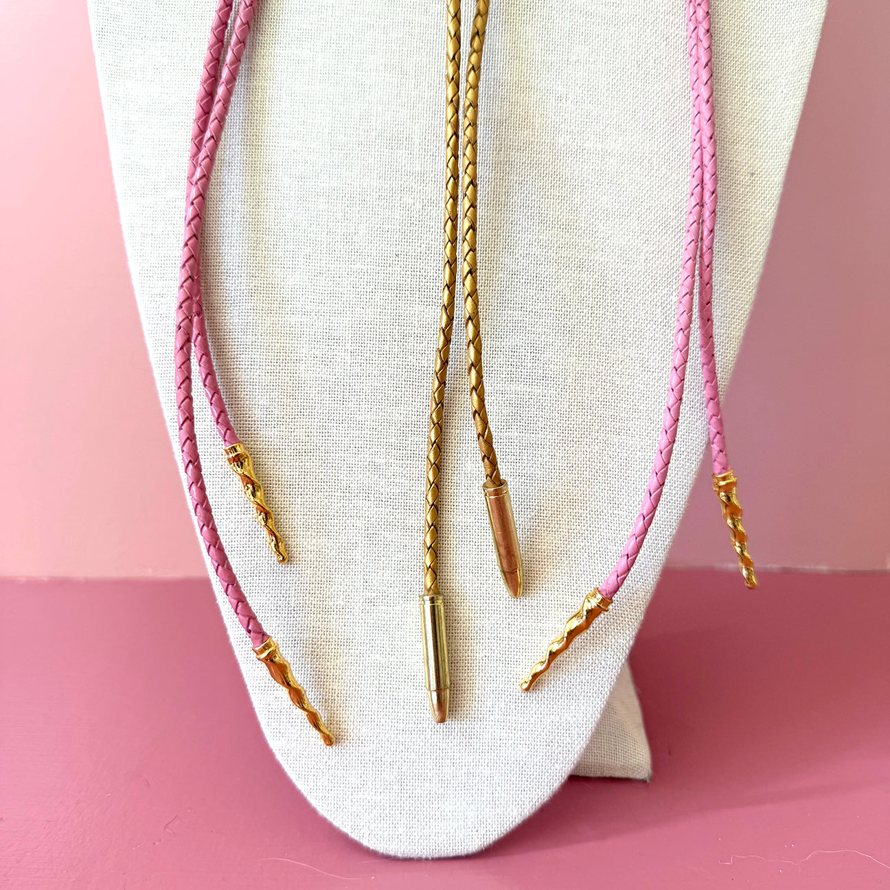 PORCELAIN CAT BOLO TIE