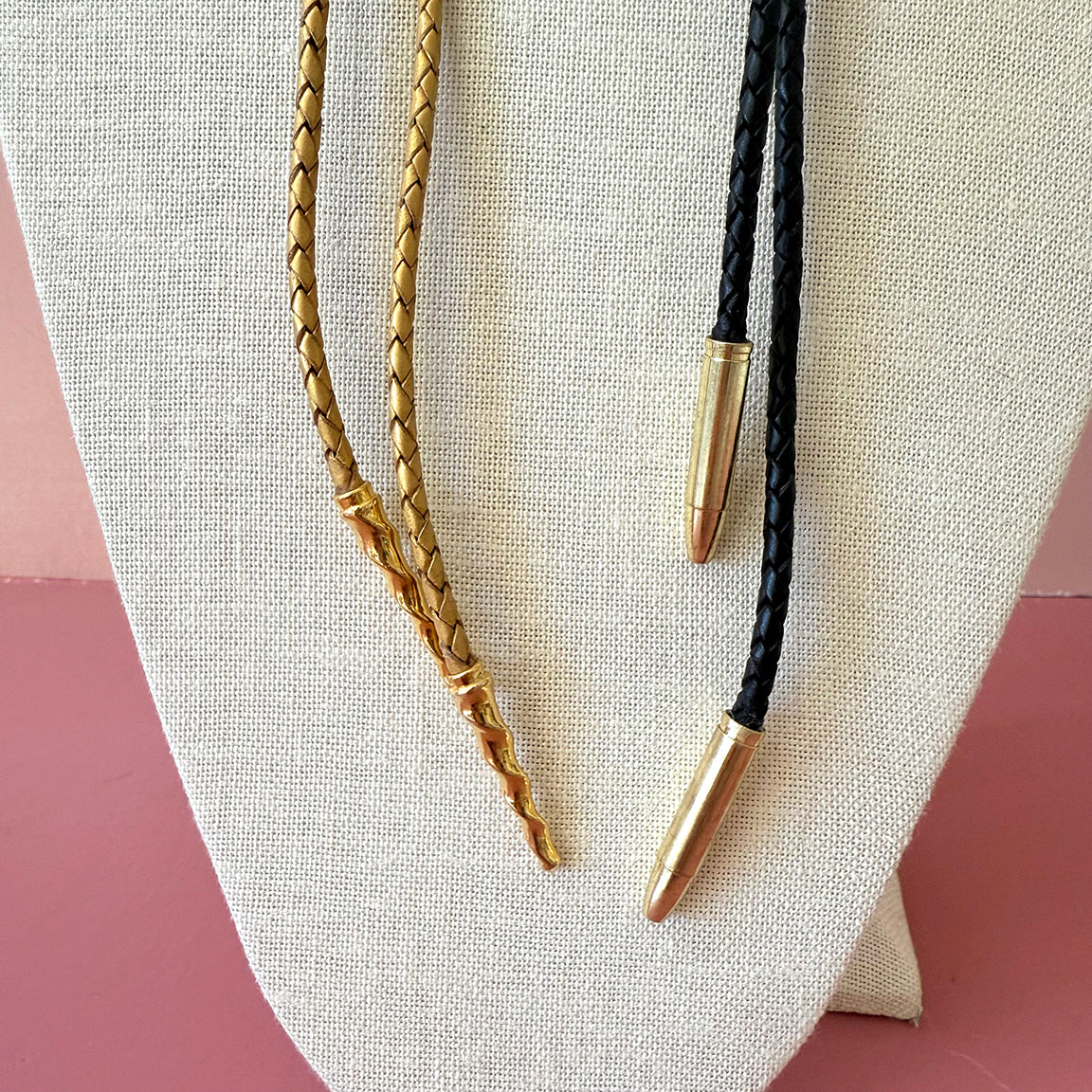 PORCELAIN CAT BOLO TIE