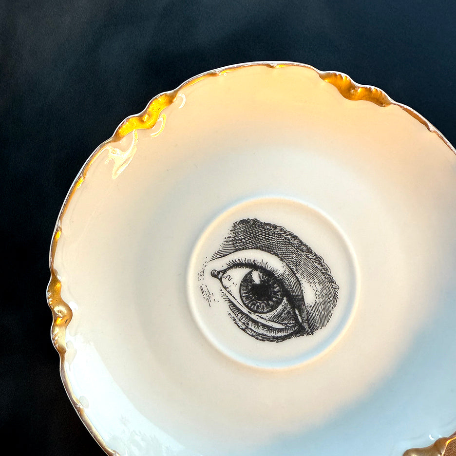 VINTAGE SAUCER PLATE - MYSTIC EYE