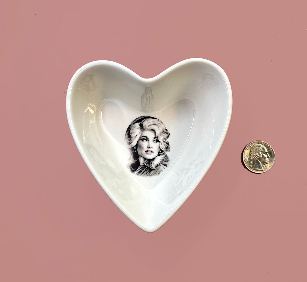 Dolly Heart Shaped Jewelry dish - Trinket Tray