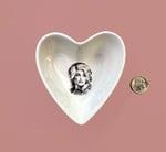 Dolly Heart Shaped Jewelry dish - Trinket Tray