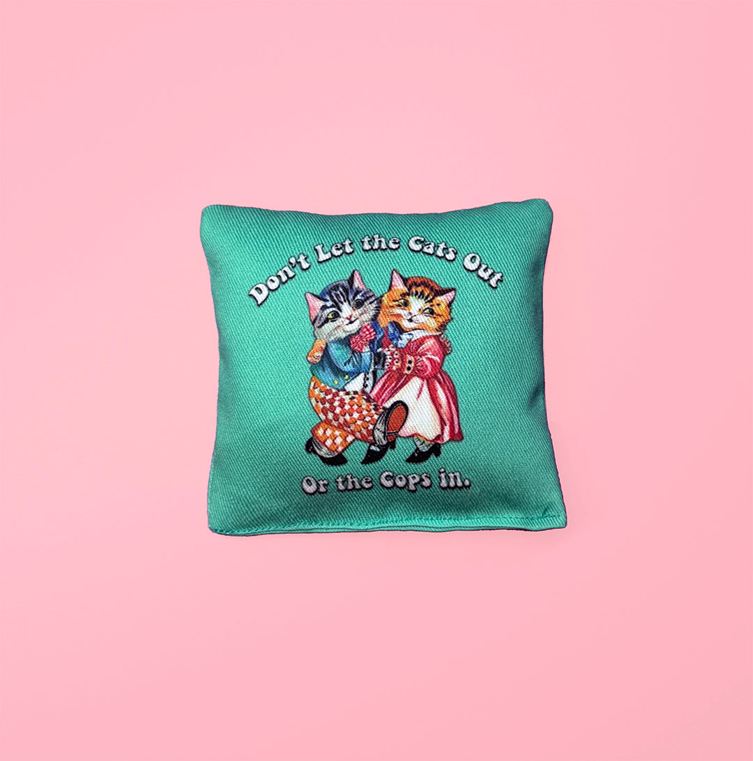CATNIP TOY - DON'T LET THE CATS OUT OR THE COPS IN