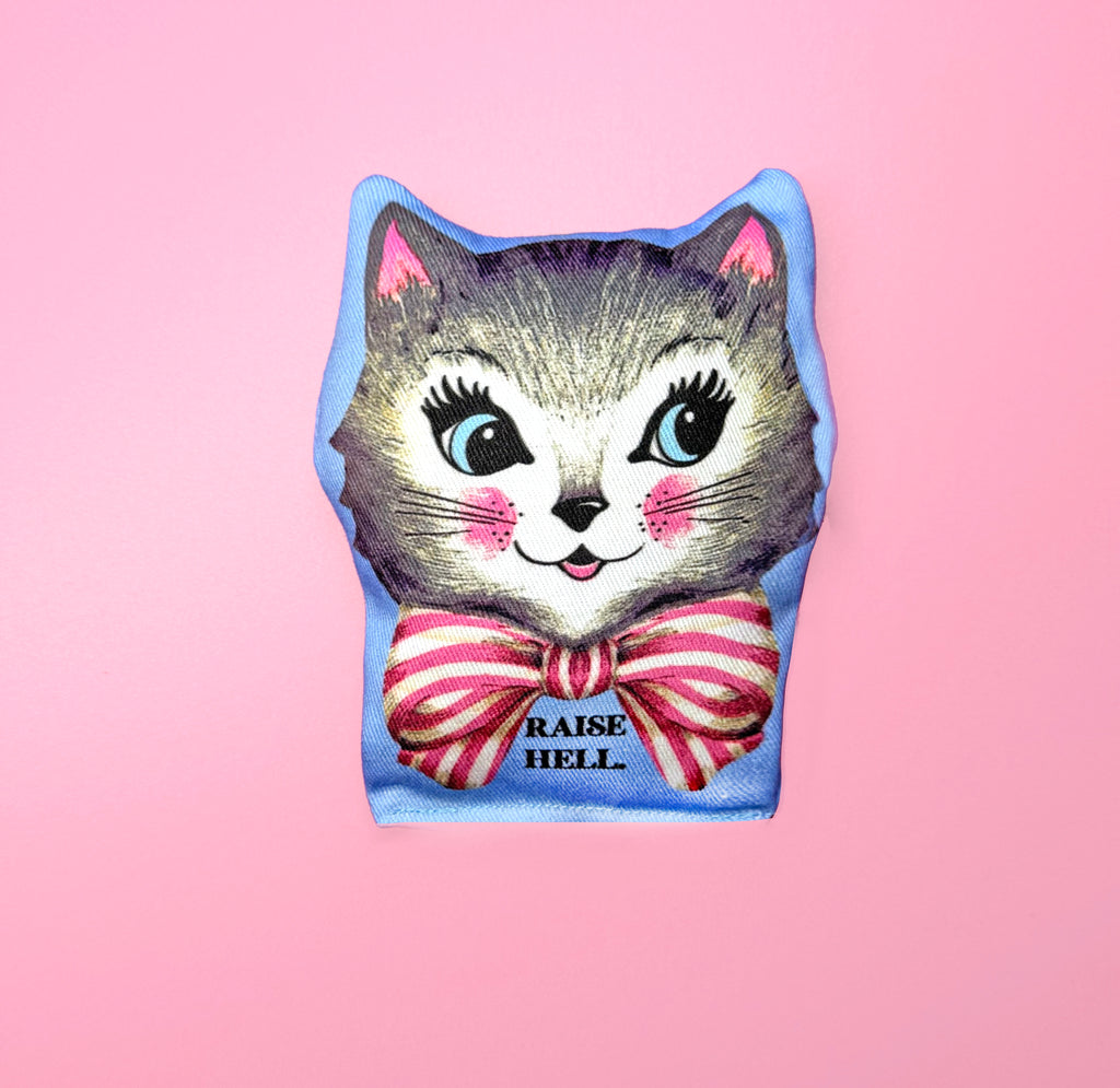 CATNIP TOY - RAISE HELL - RETRO KITTY