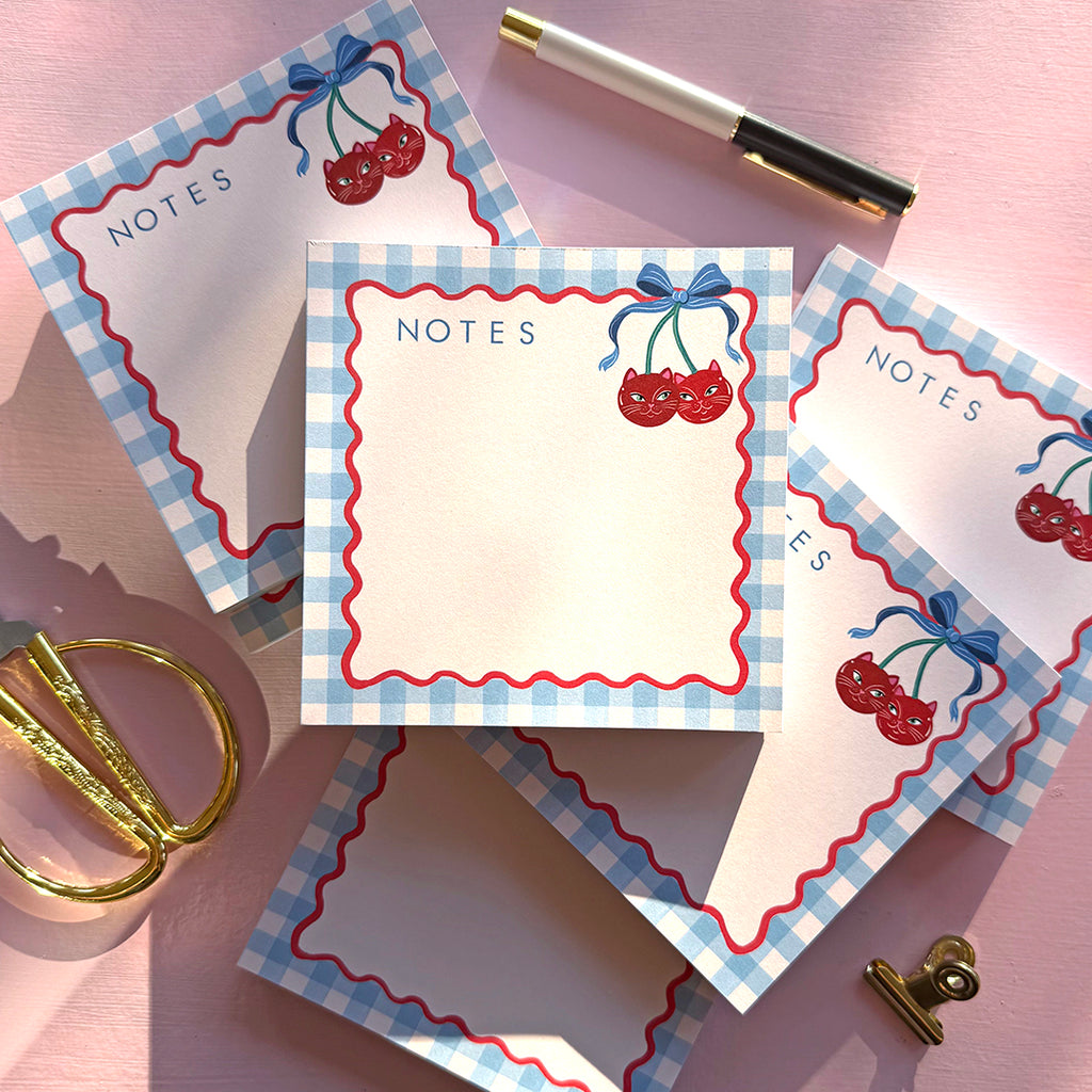 CHERRY CATS -  NOTEPAD