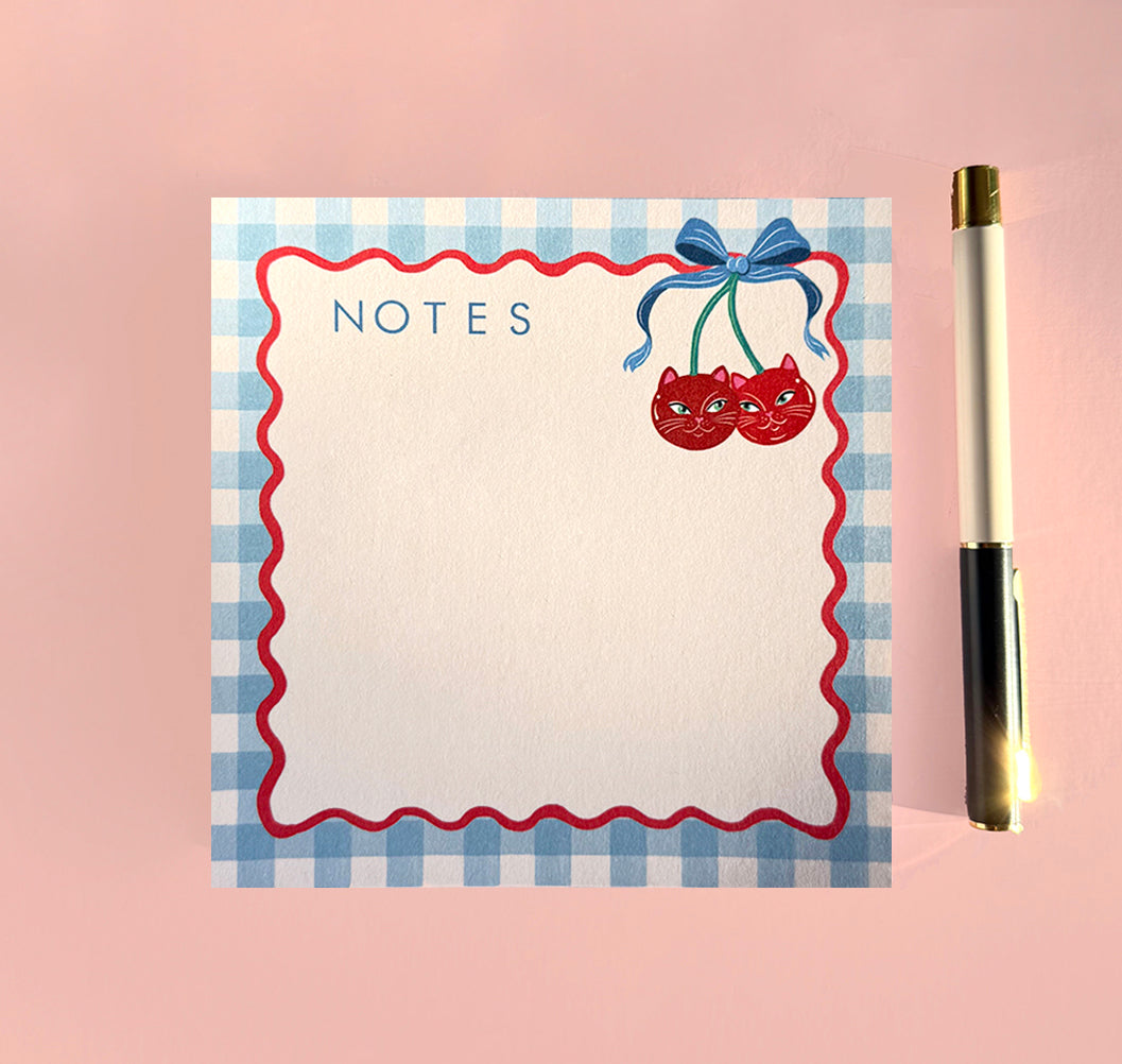 CHERRY CATS -  NOTEPAD
