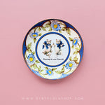 ANTIQUE CAT PLATE - DANCING AT YOUR FUNERAL.