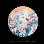 VINTAGE CAT PLATE - EAT SHIT.
