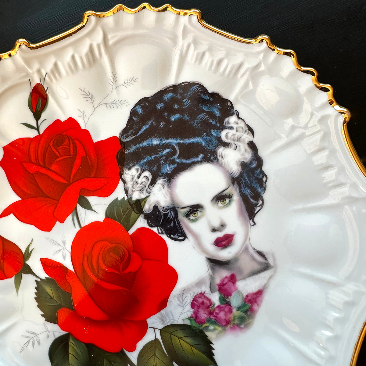 Antique Plate - Bride Decorative Art Plate