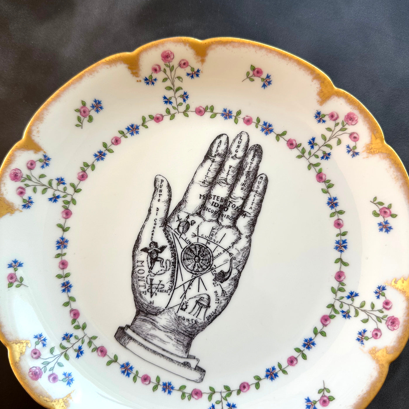 Antique Plate - Palm - Decorative Art Plate