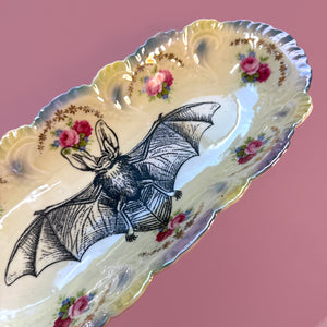 Antique Vanity Tray - Bat - Jewelry Tray