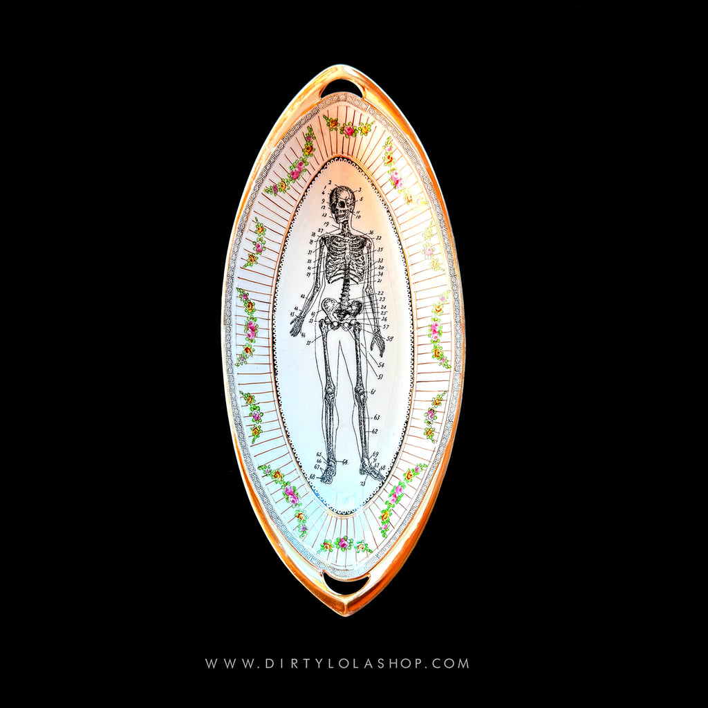 ANTIQUE SKELETON TRAY