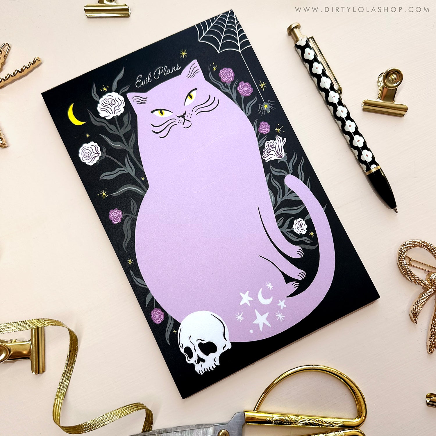 Feeling Wicked Notepad EVIL PLANS - WICKED CAT - NOTEPAD – DIRTY LOLA