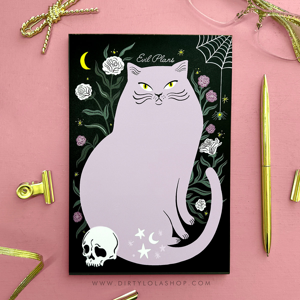 Feeling Wicked Notepad EVIL PLANS - WICKED CAT - NOTEPAD – DIRTY LOLA