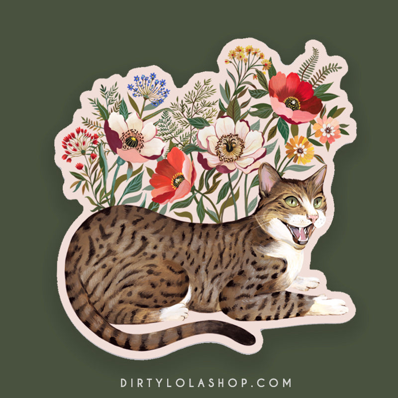 GROWTH - CAT STICKER