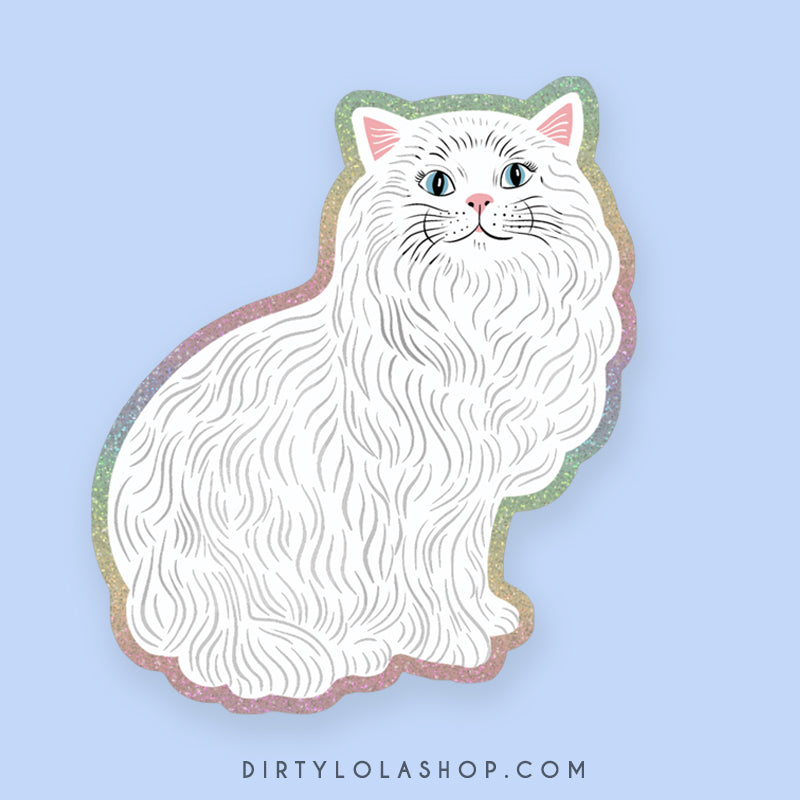 ICONIC VINTAGE CAT CERAMIC STATUE - PIXIE DUST STICKER