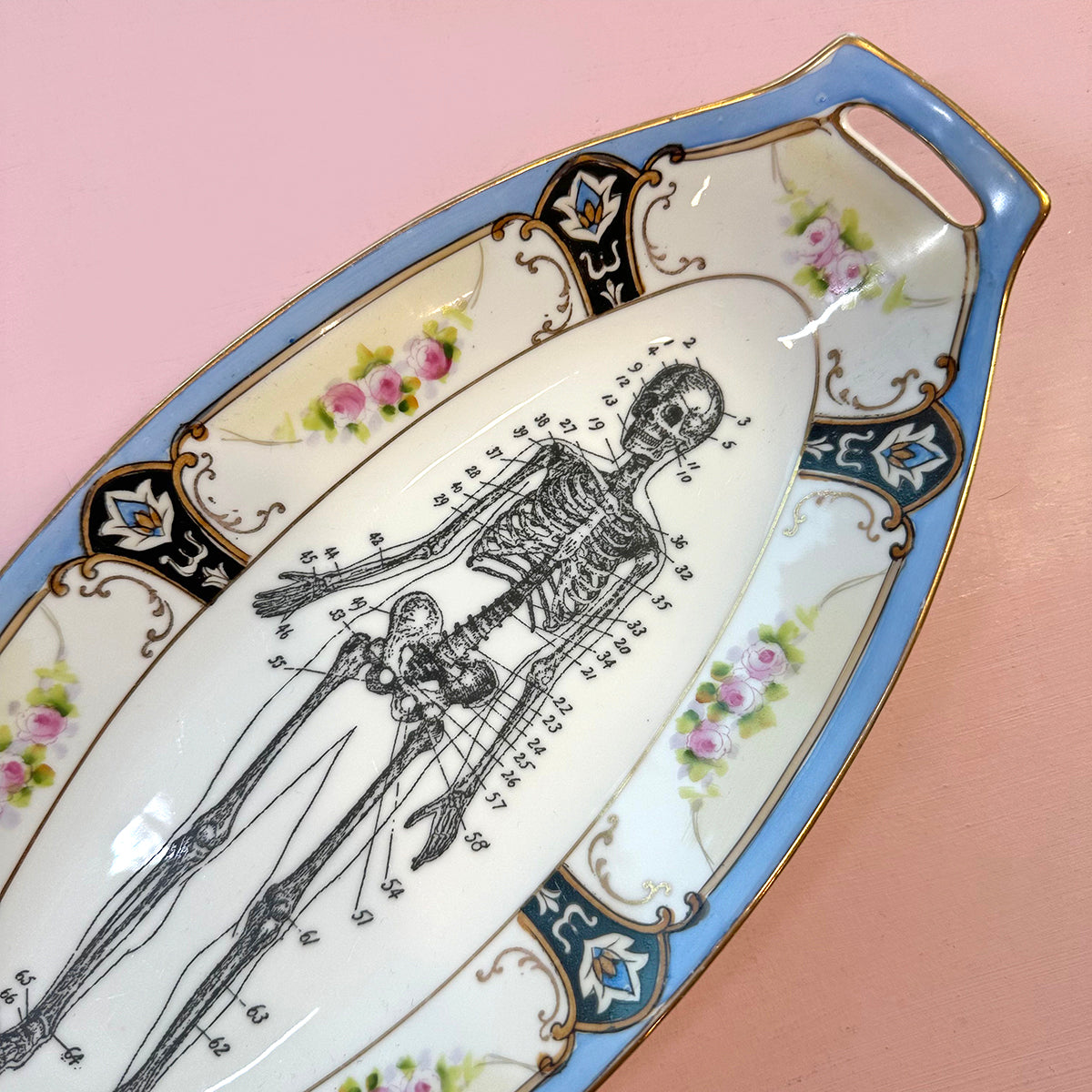 ANTIQUE JEWELRY TRAY - VANITY TRAY - SKELETON