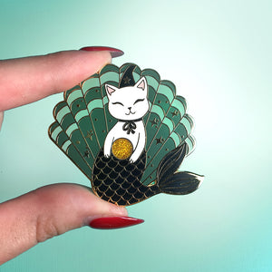 Magical Witch Cat Enamel Pin