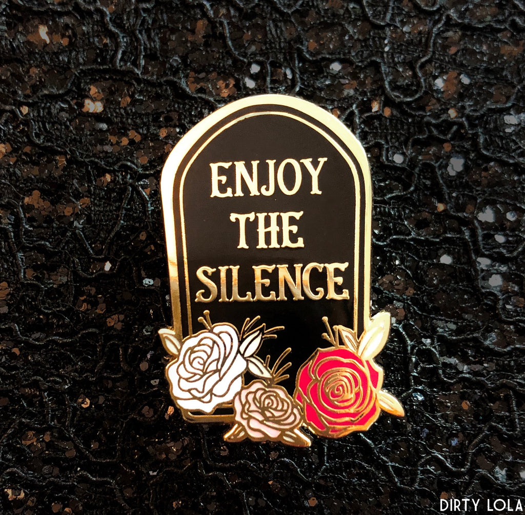 Enjoy The Silence Enamel Pin